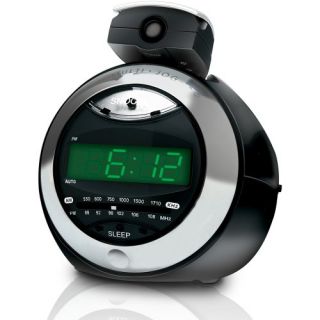 Coby Digital Projection Am FM Alarm Clock Black Coby CRA79 Large LED