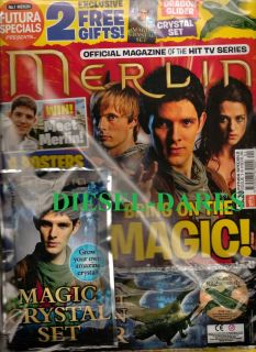  THE OFFICAL MAGAZINE ISSUE 1 COLIN MORGAN BRADLEY JAMES NEW AND SEALED