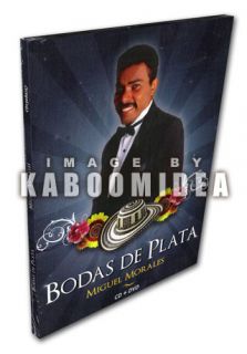 Miguel Morales Bodas de Plata CD DVD Vallenato Exitos