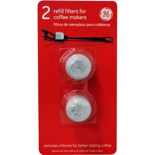GE Charcoal Water Filter for GE 5 12 Cup Coffee Makers 2 Pack 169218