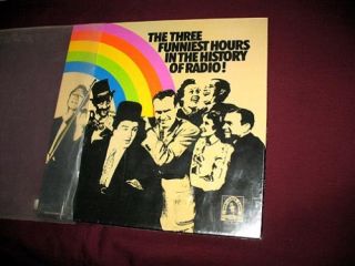  Hours in History of Radio Box Set Mint 3 Albums Records Comedy
