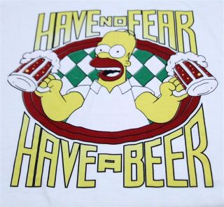 Funny Comedy T Shirt Homer Simpson Beer Bart TV Show