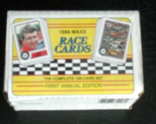 1988 MAXX NASCAR RACING SET MINT IN SEALED BOX