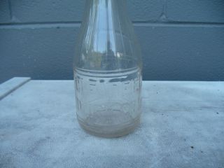 Clearfield Dairy Ribbed Qt Milk Bottle Clearfield PA