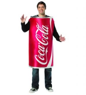 Coca Cola Coke Can Costume Adult New