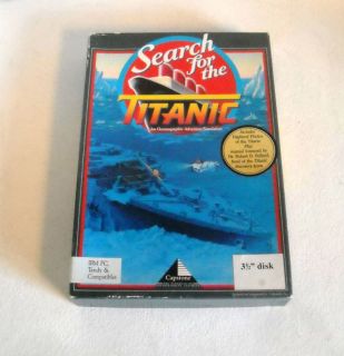 1989 Search for The Titanic Commodore 64 Computer Game