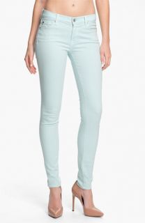 7 For All Mankind® Slim Illusion Overdyed Skinny Stretch Jeans (Sea Glass)