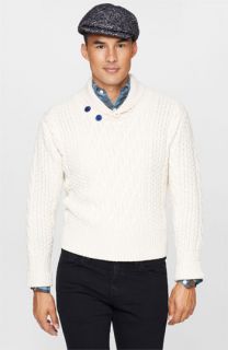 Levis® Made & Crafted™ Cable Knit Shawl Collar Sweater
