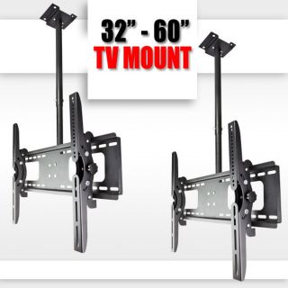 PC Tilt TV Wall Mount Ceiling 32 37 42 46 50 52 60 LCD LED Plasma