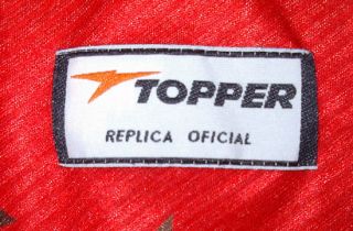 America de Cali Colombia Soccer Futbol Shirt Football Jersey Topper L