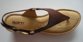 Born Gallery DARK BROWN (CLIFFSIDE) Sandal Size 9/Euro 40.5 $98