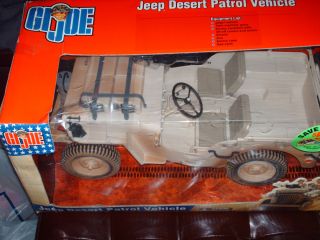 G I Joe Jeep Desert Patrol Vehicle 2003 NIB