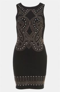 Topshop Studded Body Con Dress