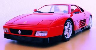   348TB BURAGO 1 18 SCALE RED DIECAST COLLECTIBLE SPORTS CAR MODEL