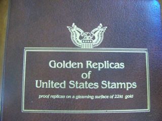  22 KT Gold Collectible Vintage Stamps