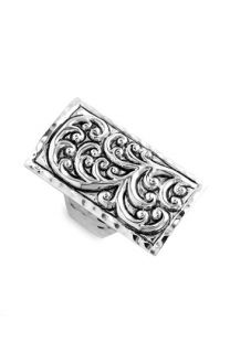 Lois Hill Repousse Rectangle Ring
