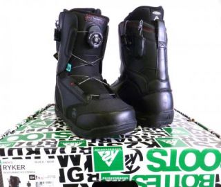 K2 Ryker Boa 2012 Mens Snowboard Boot Black Size 10,11   NEW