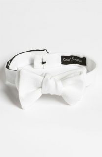 David Donahue Cotton Piqué Bow Tie