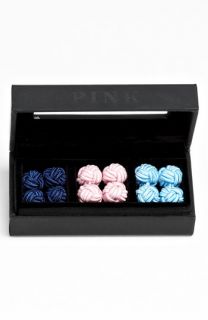 Thomas Pink Knotted Cuff Links (Boxed Set of 3)