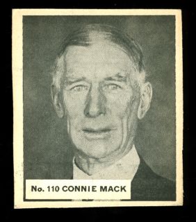 1936 World Wide Gum V355 Connie Mack Athletics 110 EX