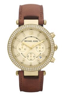 Michael Kors Parker Chronograph Leather Watch