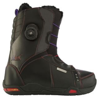  K2 Lockheart Snowboard Boot Size 6 Black Purple HarshMellow Conda New
