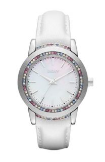 DKNY Small Carousel Crystal Bezel Watch
