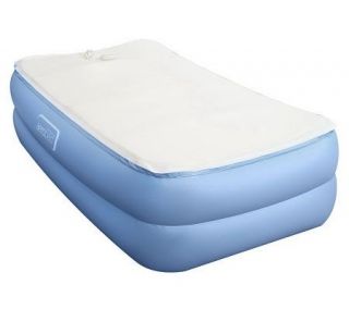 AeroBed Raised Twin Bed with Zip off Memory Foam Cover   V31710