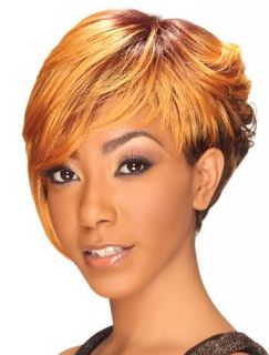 AZRA HOLLYWOOD SIS SISTER WIG SHORT WAVY SYNTHETIC REMY FIBER
