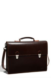 Salvatore Ferragamo New Apogeo Leather Briefcase