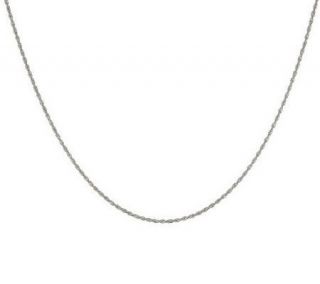 16 Solid Polished Rope Chain Necklace 14K Gold —