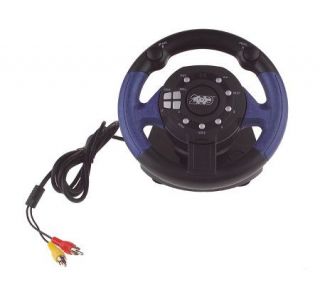 11 in 1 Plug and Play Steering Wheel with Driving Arcade Games