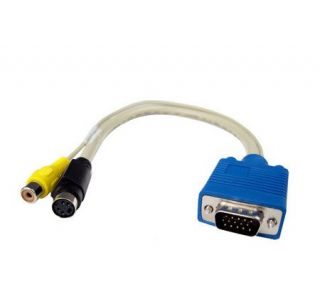 Cables Unlimited AUD2350 VGA to S Video or RCAAdapter —