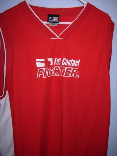 Full Contact Fighter tank top RED XL MMA
