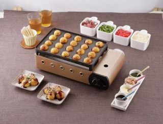 New Takoyaki Cooking Grill Maker CB TK A Iwatani with This 20 Hole
