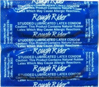  Contempo Rough Rider Studded Condoms 12 Pack