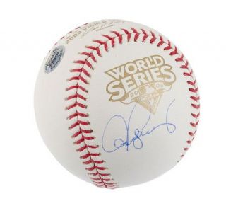 2009WorldSeries Champion Alex Rodriguez Autographed Baseball