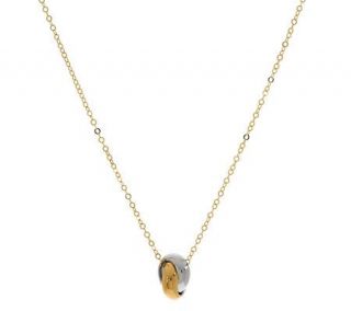 EternaGold 18 Two tone Love Knot Necklace 14K Gold, 2.1g —
