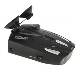 Cobra 12 Band Radar/Laser Detector with Clear Voice Alerts —