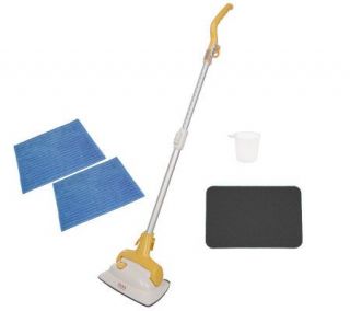Haan Floor Steam Cleaner and Sanitizer w/ 2 Microfiber Pads — 
