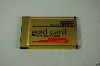 Psion Dacom Gold Card 56K Fax Modem Wan Global PC Card