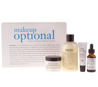 philosophy makeup optional 4 piece advanced skincare system — 