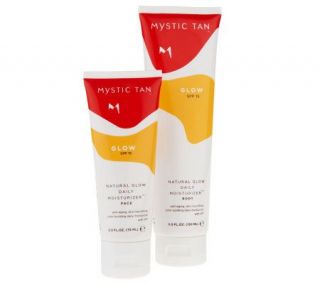 Mystic Tan Sunless Tanning Face & Body Moisturizer Duo —