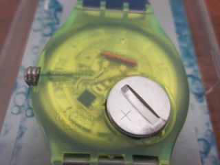 1992 GENUINE SWATCH WATCH SCUBA 200 BOXED NEW NEVER USED 2 OF 3