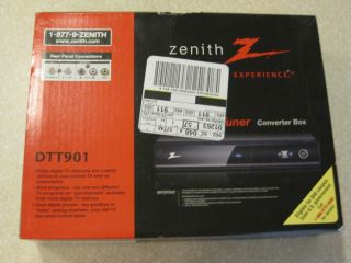 Zenith DTT901 Digital TV Tuner Converter Box