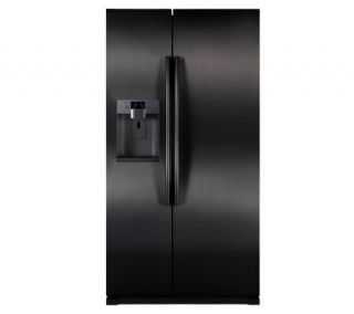 Samsung Black 25 cu ft SxS Counter Depth InDoor Ice Refrigerator