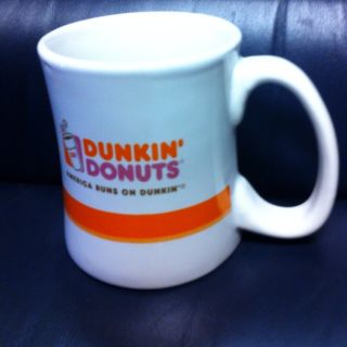 Dunkin Donuts 2008 Coffee Cup Mug Ceramic