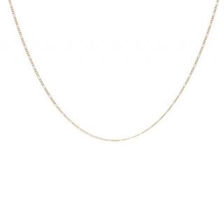 VicenzaGold 24 Figaro Chain Necklace 14K Gold —