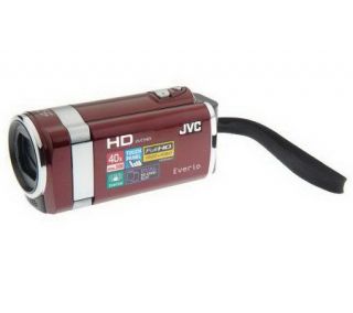 JVC Everio 1080p Full HD Camcorder w/ 40x OpticalZoom & (2)4GBSDCard 
