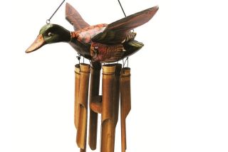 Cohasset Solid Wood Flying Duck Wind Chime